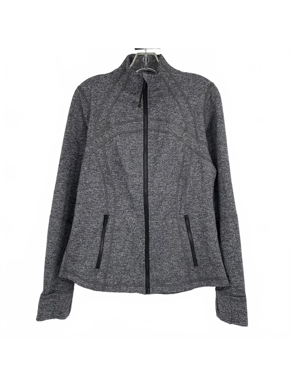 Lululemon Gray Heathered Define Zip-Up Jacket | Women’s Size 12 Regular